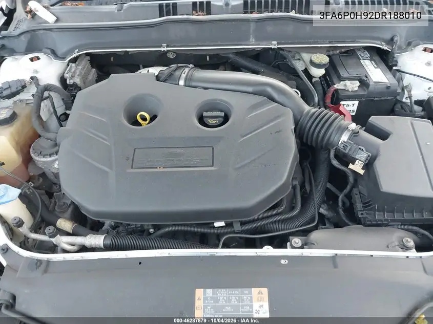 2013 FORD FUSION VIN 3FA6P0H92DR188010 — фото 10