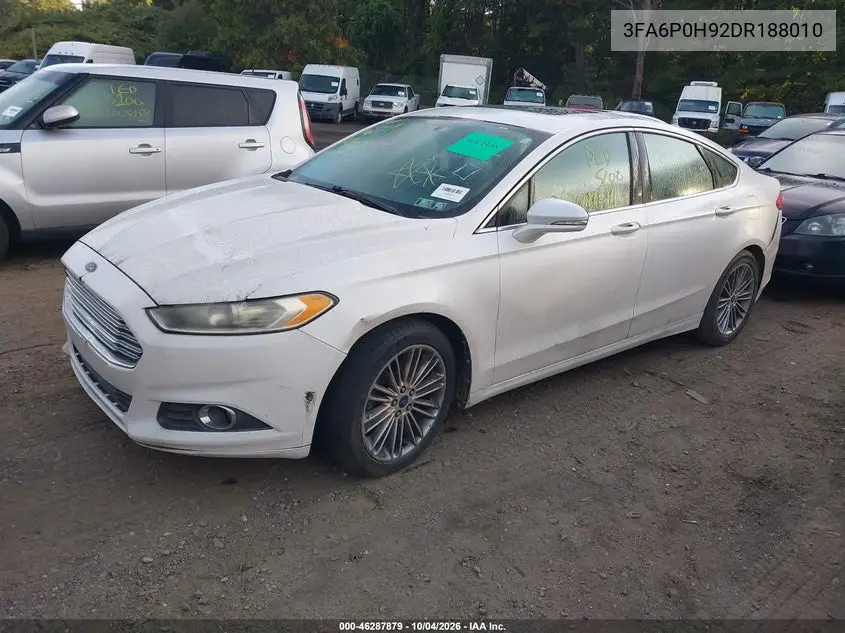2013 FORD FUSION VIN 3FA6P0H92DR188010 — фото 2