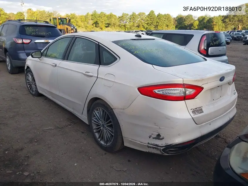 2013 FORD FUSION VIN 3FA6P0H92DR188010 — фото 3