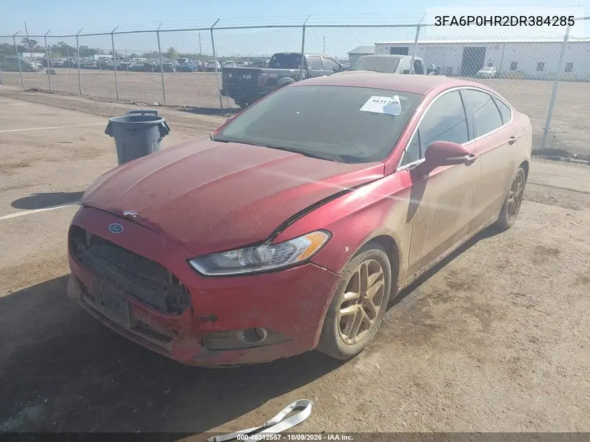 2013 FORD FUSION VIN 3FA6P0HR2DR384285 — фото 2