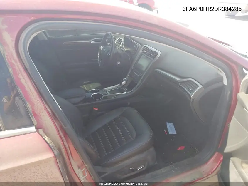 2013 FORD FUSION VIN 3FA6P0HR2DR384285 — фото 5