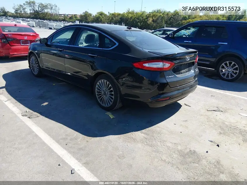 2013 FORD FUSION VIN 3FA6P0RUXDR315573 — фото 3