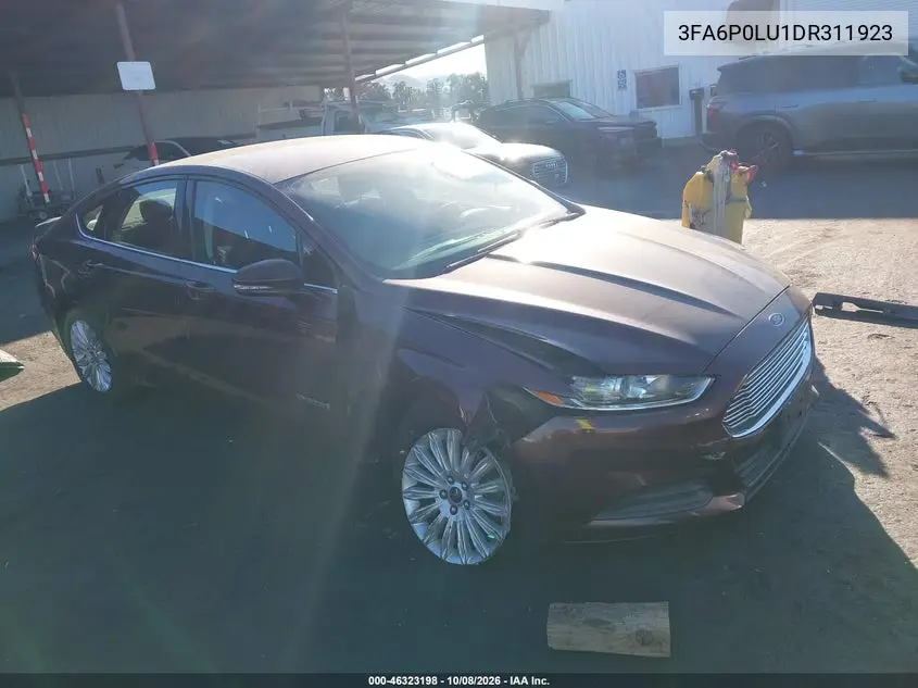 FORD FUSION 2013, VIN 3FA6P0LU1DR311923