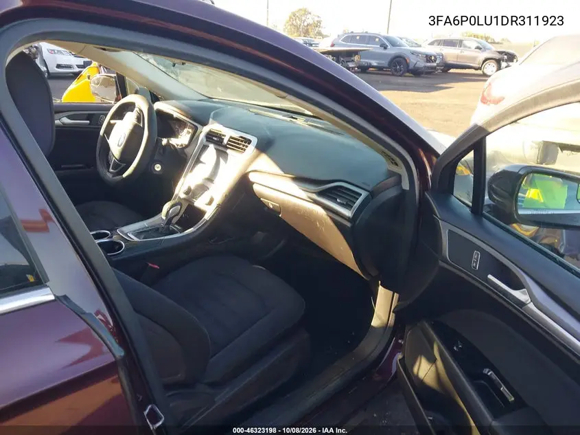 2013 FORD FUSION VIN 3FA6P0LU1DR311923 — фото 5