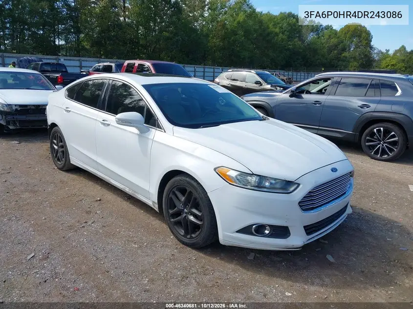 FORD FUSION 2013, VIN 3FA6P0HR4DR243086