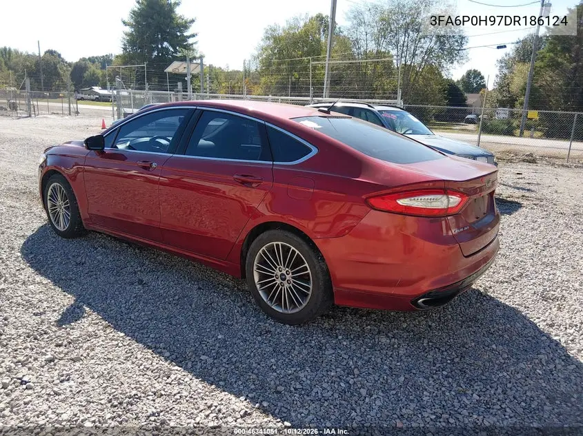 2013 FORD FUSION VIN 3FA6P0H97DR186124 — фото 3