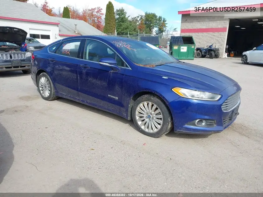 FORD FUSION 2013, VIN 3FA6P0LU5DR257459