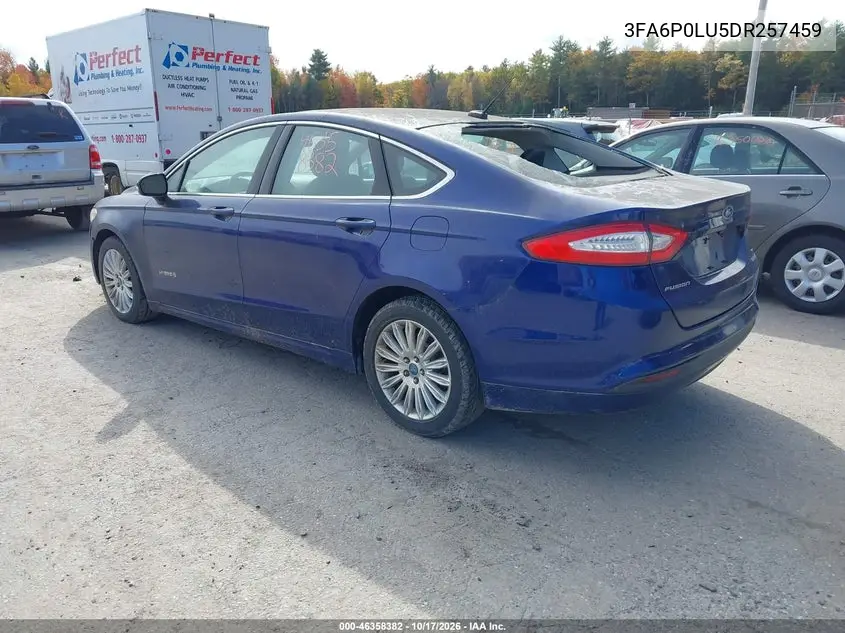 2013 FORD FUSION VIN 3FA6P0LU5DR257459 — фото 3
