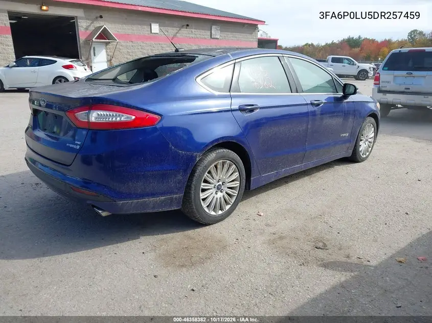 2013 FORD FUSION VIN 3FA6P0LU5DR257459 — фото 4