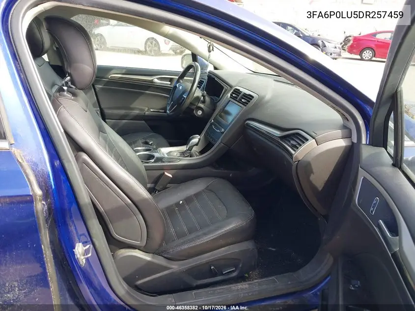 2013 FORD FUSION VIN 3FA6P0LU5DR257459 — фото 5