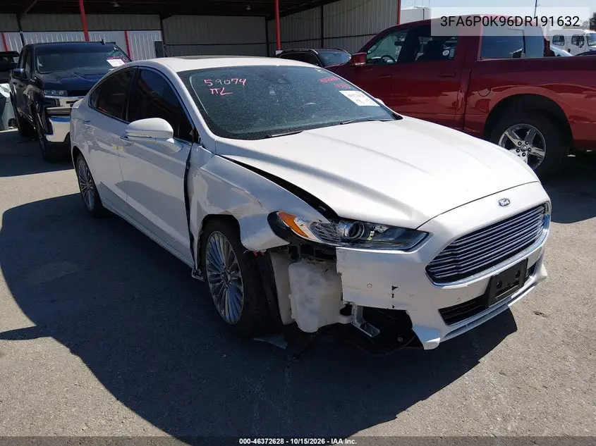 FORD FUSION 2013, VIN 3FA6P0K96DR191632