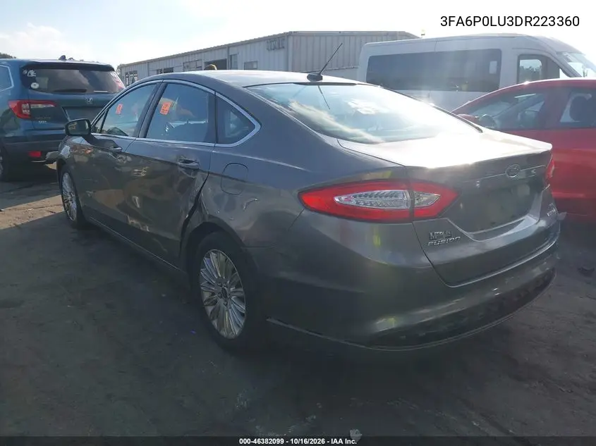 2013 FORD FUSION VIN 3FA6P0LU3DR223360 — фото 3