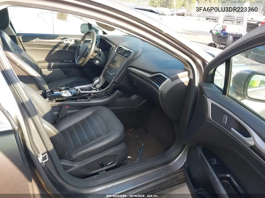 2013 FORD FUSION VIN 3FA6P0LU3DR223360 — фото 5
