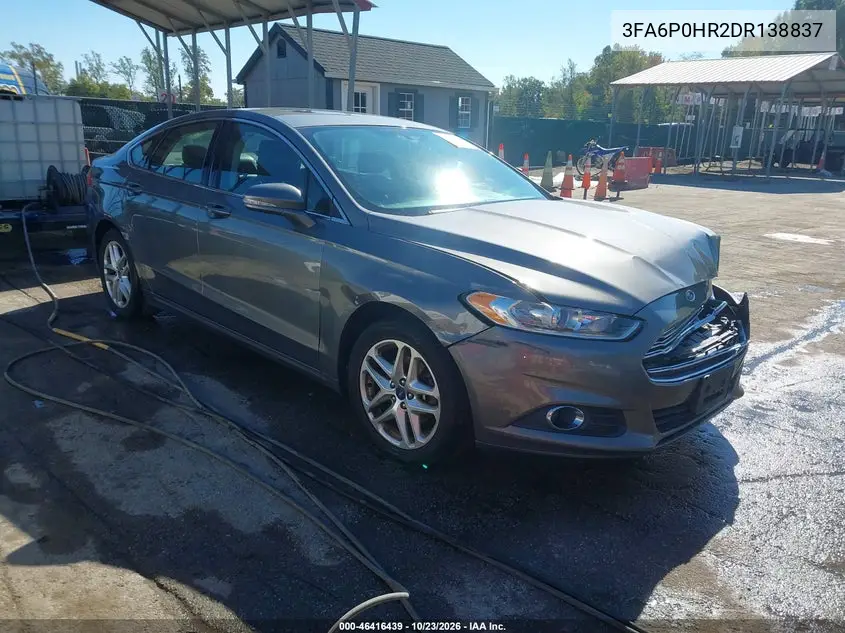 FORD FUSION 2013, VIN 3FA6P0HR2DR138837