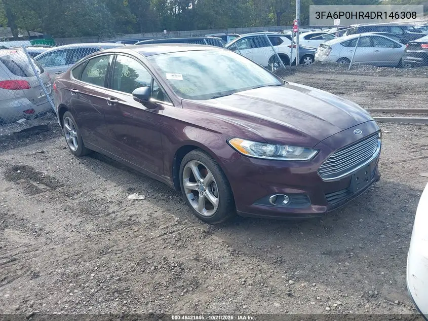 FORD FUSION 2013, VIN 3FA6P0HR4DR146308