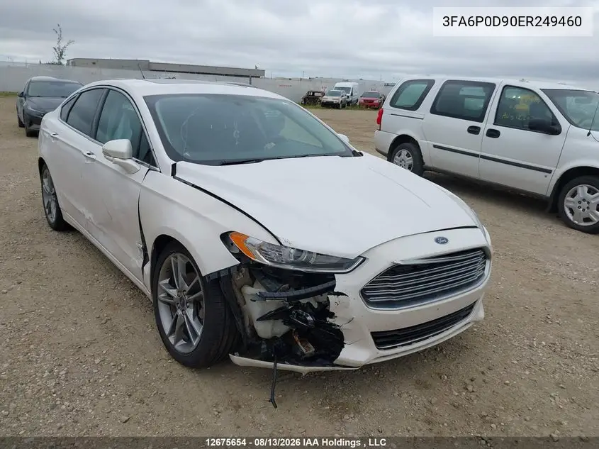 FORD FUSION 2014, VIN 3FA6P0D90ER249460