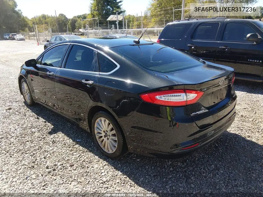 2014 FORD FUSION VIN 3FA6P0LUXER317236 — фото 3