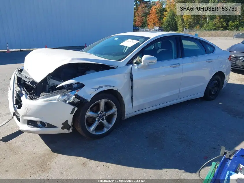2014 FORD FUSION VIN 3FA6P0HD3ER153739 — фото 2
