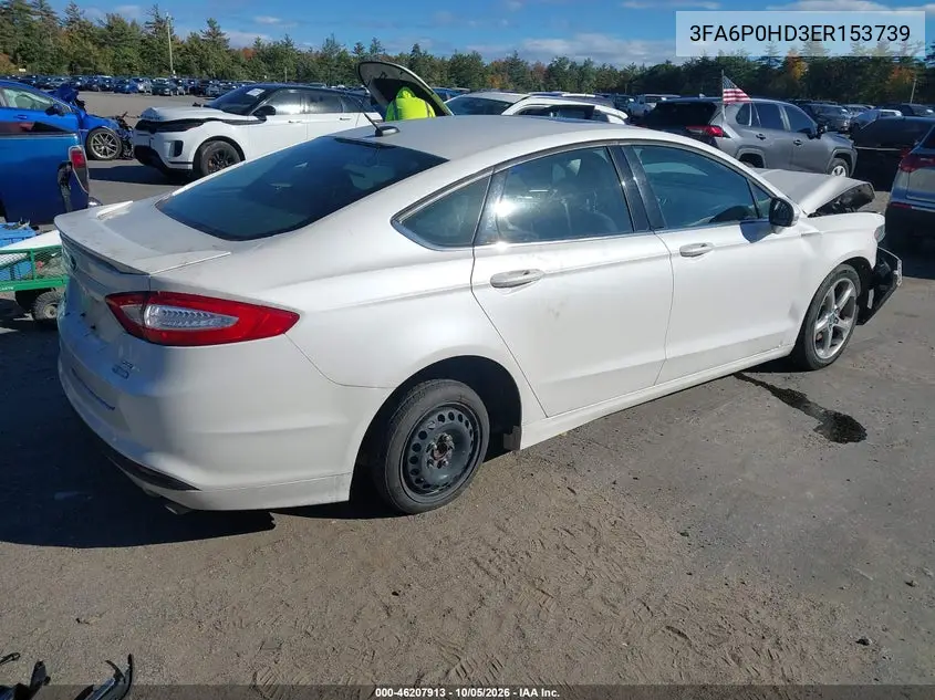 2014 FORD FUSION VIN 3FA6P0HD3ER153739 — фото 4