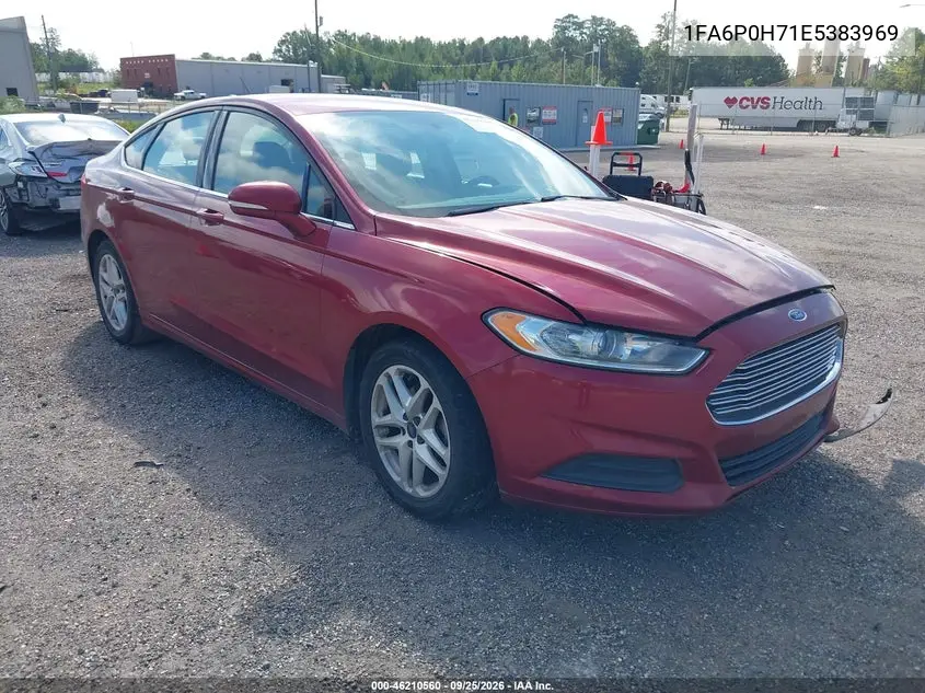 FORD FUSION 2014, VIN 1FA6P0H71E5383969
