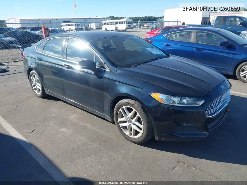 FORD FUSION 2014, VIN 3FA6P0H70ER260659