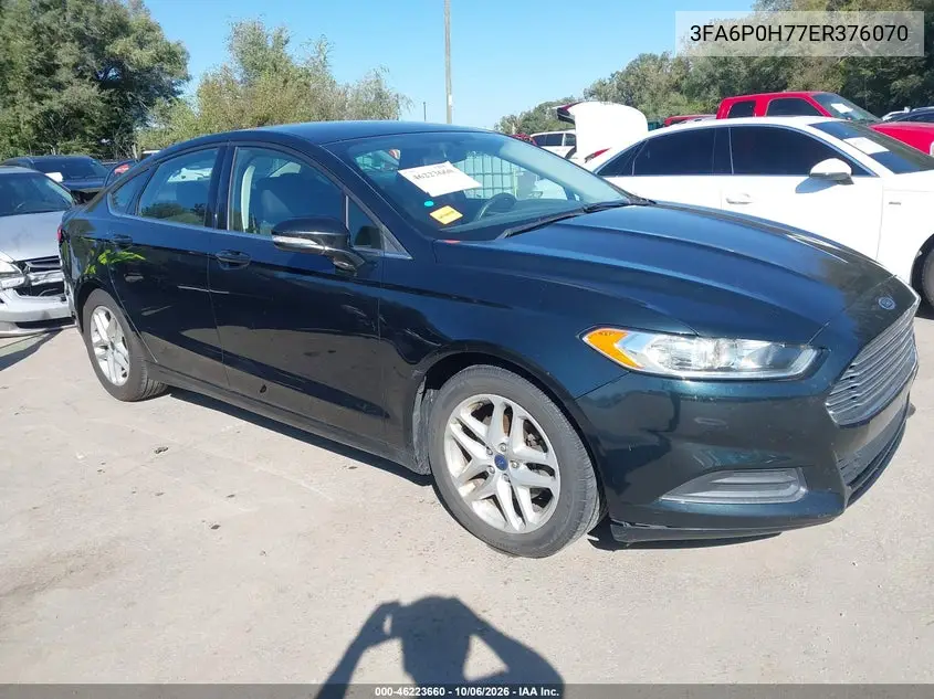 FORD FUSION 2014, VIN 3FA6P0H77ER376070