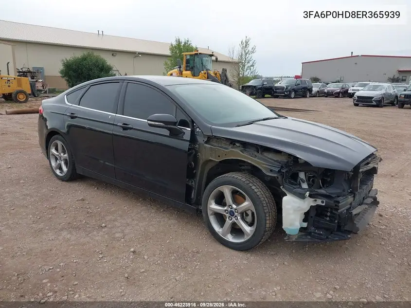 FORD FUSION 2014, VIN 3FA6P0HD8ER365939