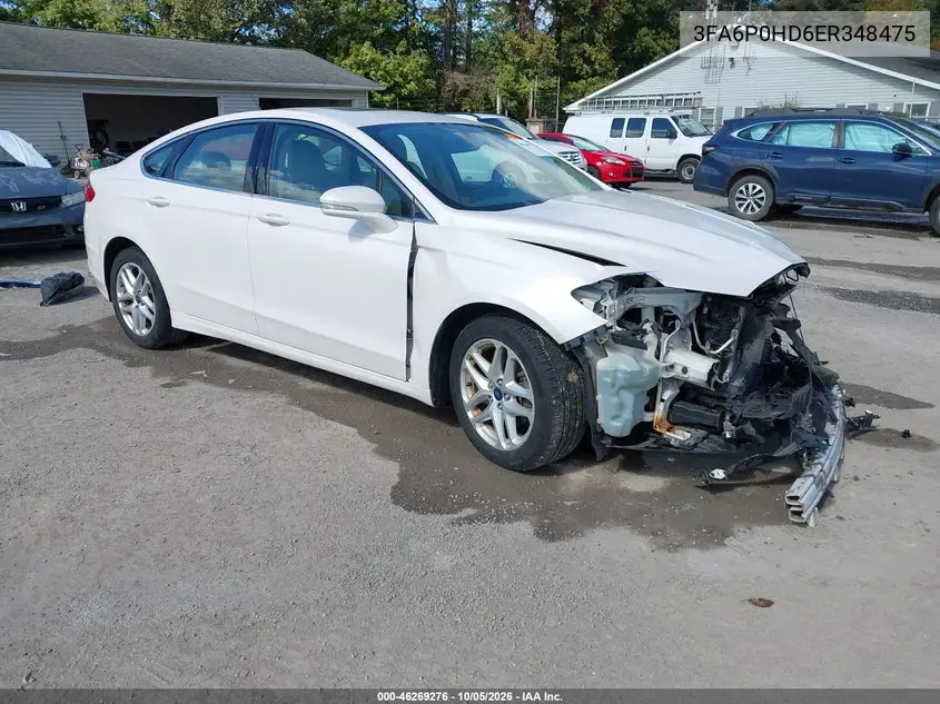 FORD FUSION 2014, VIN 3FA6P0HD6ER348475
