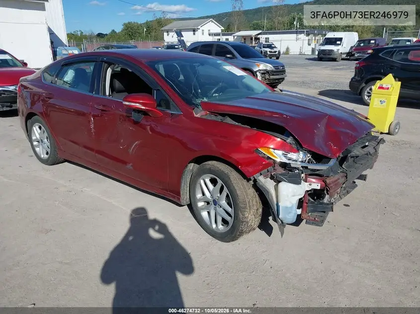 FORD FUSION 2014, VIN 3FA6P0H73ER246979