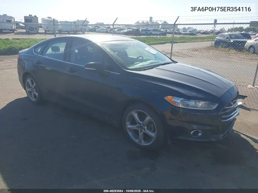 FORD FUSION 2014, VIN 3FA6P0H75ER354116
