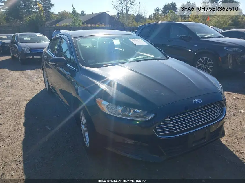 FORD FUSION 2014, VIN 3FA6P0H75ER362510