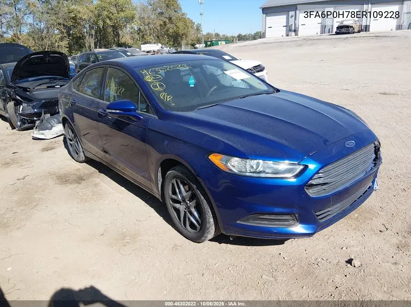 FORD FUSION 2014, VIN 3FA6P0H78ER109228