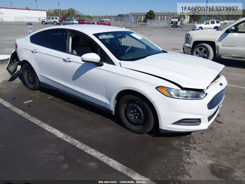 FORD FUSION 2014, VIN 1FA6P0G76E5379997