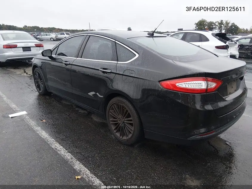 2014 FORD FUSION VIN 3FA6P0HD2ER125611 — фото 3