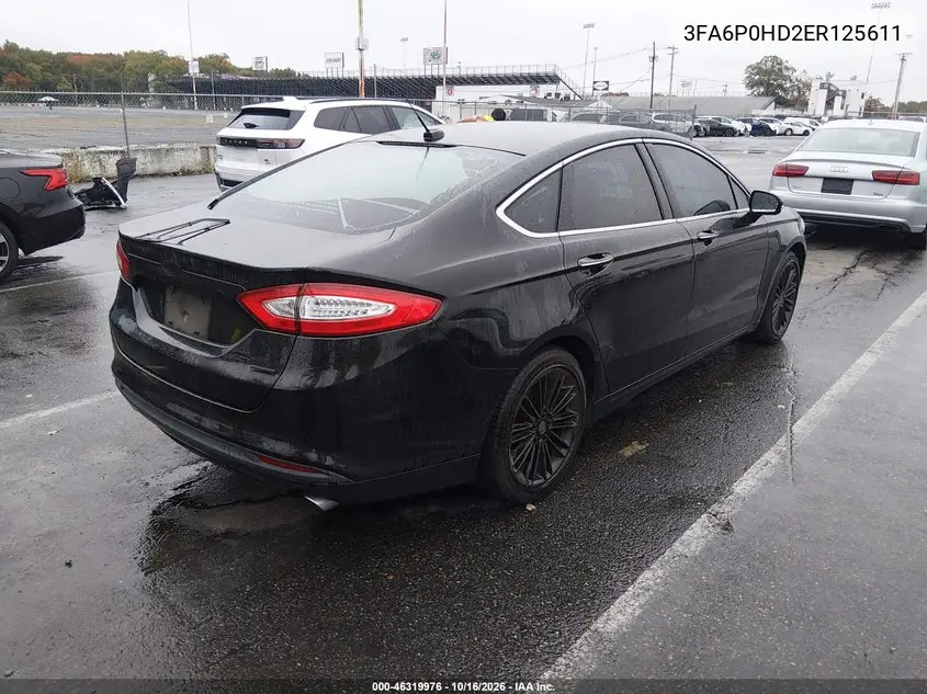 2014 FORD FUSION VIN 3FA6P0HD2ER125611 — фото 4