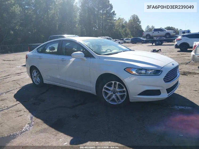FORD FUSION 2014, VIN 3FA6P0HD3ER239049