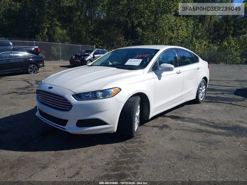 2014 FORD FUSION VIN 3FA6P0HD3ER239049 — фото 2