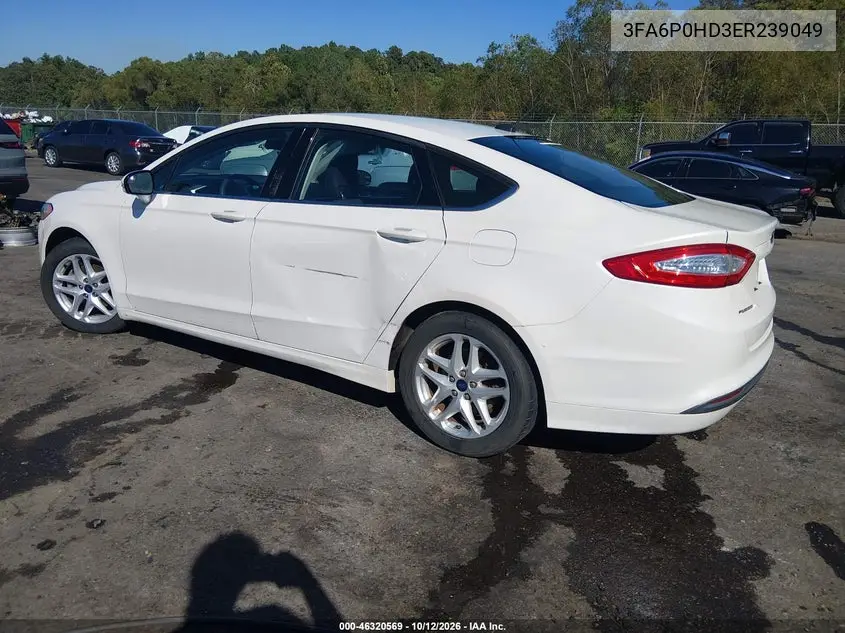 2014 FORD FUSION VIN 3FA6P0HD3ER239049 — фото 3