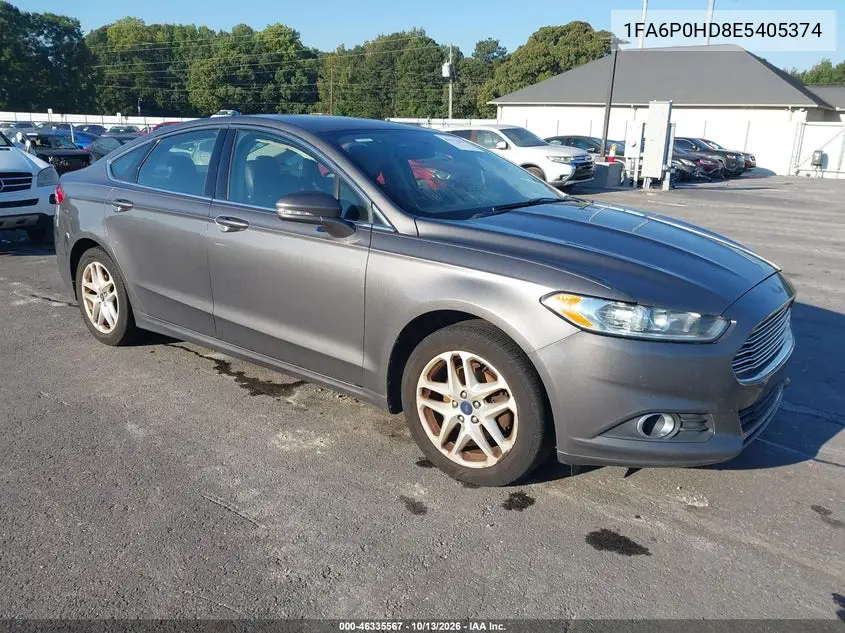 FORD FUSION 2014, VIN 1FA6P0HD8E5405374