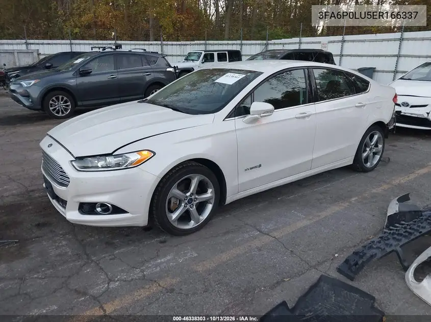 2014 FORD FUSION VIN 3FA6P0LU5ER166337 — фото 2