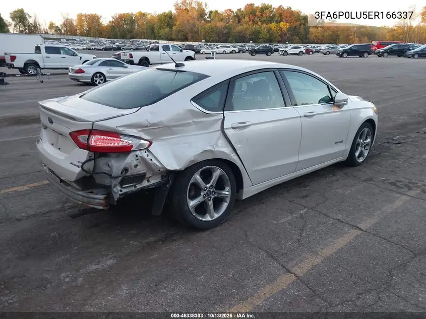 2014 FORD FUSION VIN 3FA6P0LU5ER166337 — фото 4