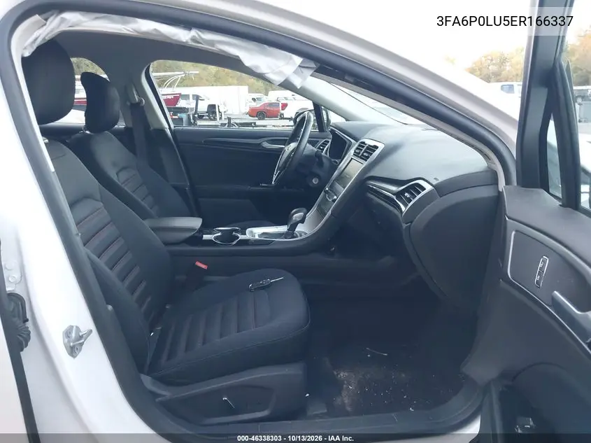 2014 FORD FUSION VIN 3FA6P0LU5ER166337 — фото 5