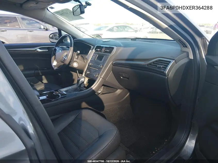 2014 FORD FUSION VIN 3FA6P0HDXER364288 — фото 5
