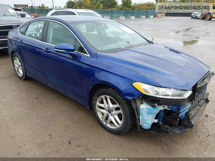 FORD FUSION 2014, VIN 1FA6P0HD9E5405240