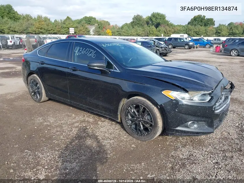 FORD FUSION 2014, VIN 3FA6P0H98ER134874