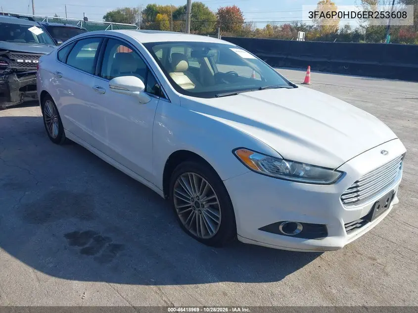 FORD FUSION 2014, VIN 3FA6P0HD6ER253608