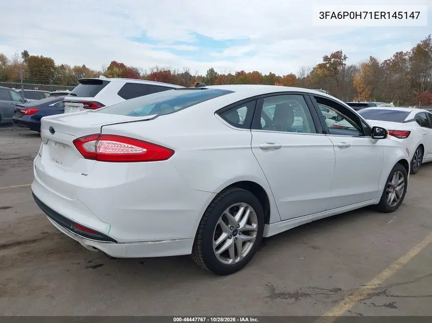 FORD FUSION 2014, VIN 3FA6P0H71ER145147