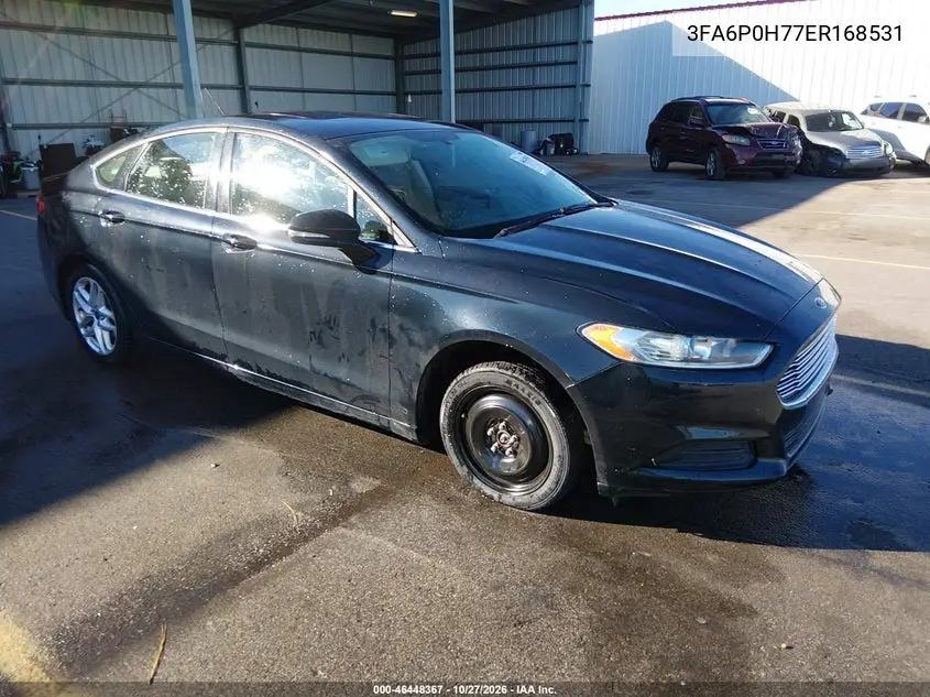 FORD FUSION 2014, VIN 3FA6P0H77ER168531