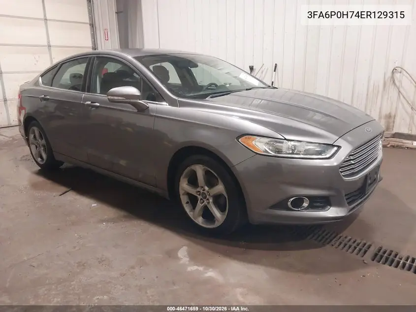 FORD FUSION 2014, VIN 3FA6P0H74ER129315