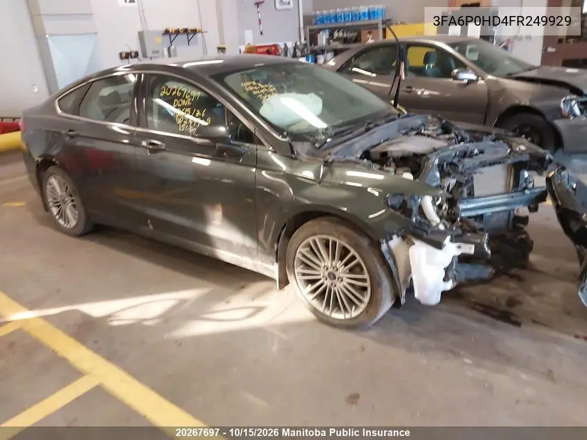 FORD FUSION 2015, VIN 3FA6P0HD4FR249929